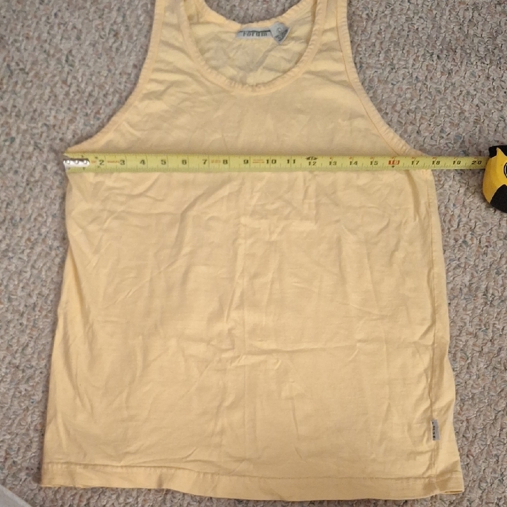Men's Yellow Tank Top
